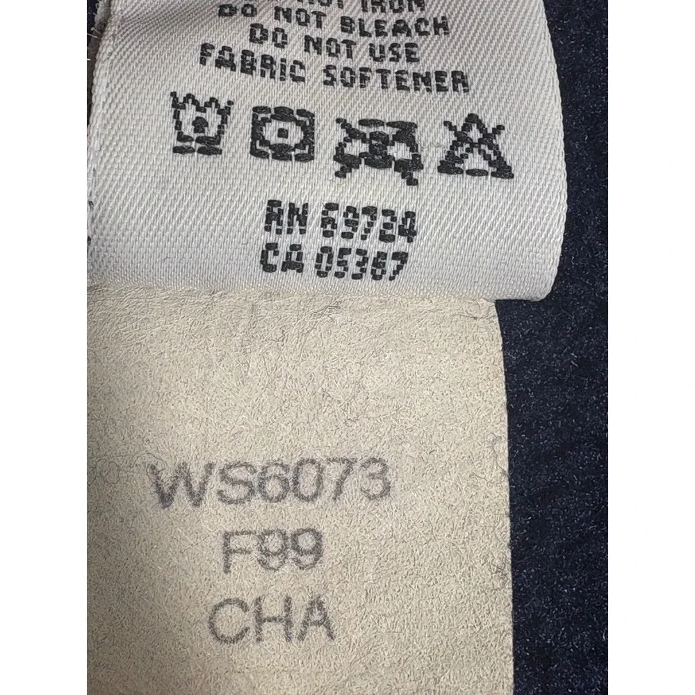 Vintage Columbia Fleece Pullover Mens 2XL Navy Blue Snap T Neck WS6073 F99 USA